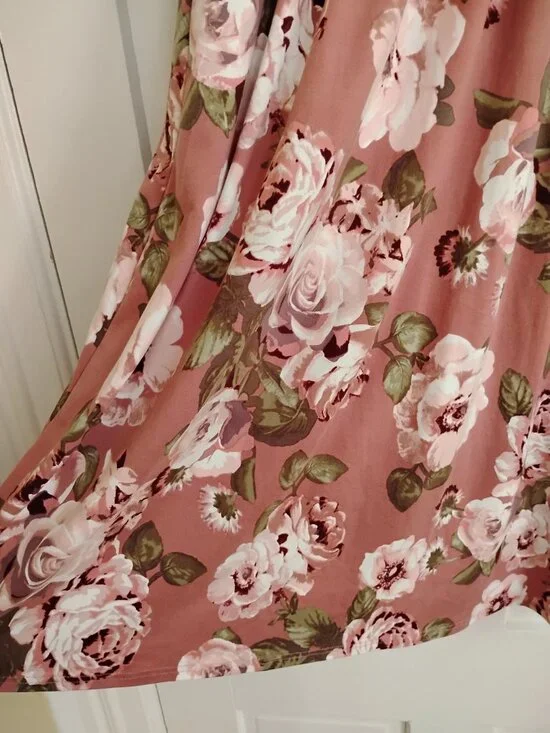 Reb and J Bell Sleeve Floral Knit Dress - Picture 3 of 5